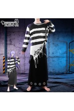 2XXT Cosplay Vtuber Hoshirube Sho Prisoner No.400 Cosplay Costume